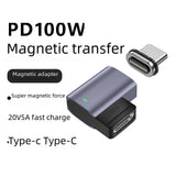 Maxbell Type C Adapter PD100W Fast Charging Converter for Mobile Phone Laptop Studio Type A