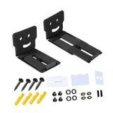 Maxbell Soundbar Wall Mount Bracket Depth Adjustable with Hardware Under TV Style A