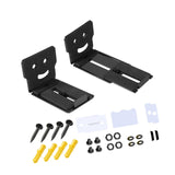 Maxbell Soundbar Wall Mount Bracket Depth Adjustable with Hardware Under TV Style A