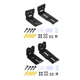 Maxbell Soundbar Wall Mount Bracket Depth Adjustable with Hardware Under TV Style A