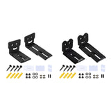 Maxbell Soundbar Wall Mount Bracket Depth Adjustable with Hardware Under TV Style A