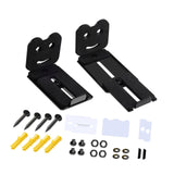 Maxbell Soundbar Wall Mount Bracket Depth Adjustable with Hardware Under TV Style B