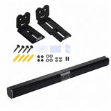 Maxbell Soundbar Wall Mount Bracket Depth Adjustable with Hardware Under TV Style B
