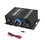 Maxbell Stereo Audio Amplifier 2 Channel Bookshelf Speaker Car Phone 3.5mm AUX Input