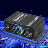 Maxbell Stereo Audio Amplifier 2 Channel Bookshelf Speaker Car Phone 3.5mm AUX Input