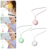 Maxbell Portable Hanging Neck Fan Small for Travel Home Office with Adjustable Strap pink
