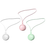 Maxbell Portable Hanging Neck Fan Small for Travel Home Office with Adjustable Strap pink