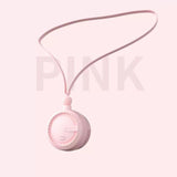 Maxbell Portable Hanging Neck Fan Small for Travel Home Office with Adjustable Strap pink
