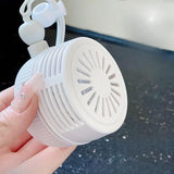 Maxbell Portable Hanging Neck Fan Small for Travel Home Office with Adjustable Strap pink