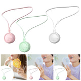 Maxbell Portable Hanging Neck Fan Small for Travel Home Office with Adjustable Strap pink