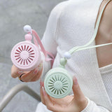 Maxbell Portable Hanging Neck Fan Small for Travel Home Office with Adjustable Strap green