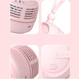 Maxbell Portable Hanging Neck Fan Small for Travel Home Office with Adjustable Strap green