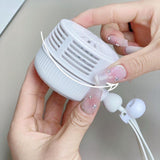 Maxbell Portable Hanging Neck Fan Small for Travel Home Office with Adjustable Strap white