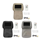 Maxbell Generic Car Headrest Monitor DC12V Display Ratio 16:9/4:3 Car Pillow Monitor Black