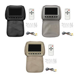 Maxbell Generic Car Headrest Monitor DC12V Display Ratio 16:9/4:3 Car Pillow Monitor Black