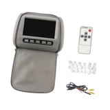 Maxbell Generic Car Headrest Monitor DC12V Display Ratio 16:9/4:3 Car Pillow Monitor Gray