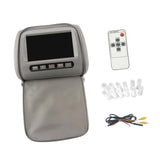 Maxbell Generic Car Headrest Monitor DC12V Display Ratio 16:9/4:3 Car Pillow Monitor Gray