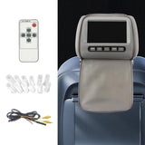 Maxbell Generic Car Headrest Monitor DC12V Display Ratio 16:9/4:3 Car Pillow Monitor Gray