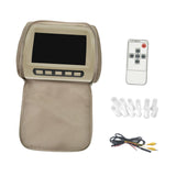 Maxbell Generic Car Headrest Monitor DC12V Display Ratio 16:9/4:3 Car Pillow Monitor Khaki