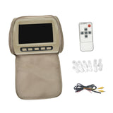 Maxbell Generic Car Headrest Monitor DC12V Display Ratio 16:9/4:3 Car Pillow Monitor Khaki