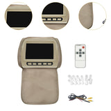 Maxbell Generic Car Headrest Monitor DC12V Display Ratio 16:9/4:3 Car Pillow Monitor Khaki
