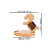 Maxbell Phone Stand for Desk Universal without Tipping for Birthday Gift Home Office Horse