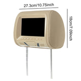 Maxbell Car Headrest Monitor Black DC12V Car Pillow Monitor