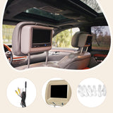 Maxbell Car Headrest Monitor Black DC12V Car Pillow Monitor