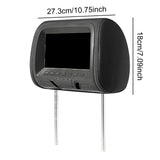 Maxbell Car Headrest Monitor Black DC12V Car Pillow Monitor