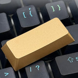 Maxbell Enter Cap Replacement Individual Key Creative Aluminum Alloy Keyboard Keycap Gold