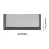 Maxbell Enter Cap Replacement Individual Key Creative Aluminum Alloy Keyboard Keycap Silver