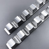 Maxbell Aluminum Alloy Keycap CNC Carved Digital Arrangement Key Board Cap School
