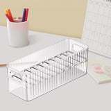 Maxbell Clear Phone Case Organizer Modern Stationery Holder for Cupboard Office Dorm