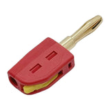 Maxbell 4mm Banana Plug Solderless Adapter for Speaker Wire Wall Plate Sound Systems Red