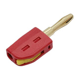 Maxbell 4mm Banana Plug Solderless Adapter for Speaker Wire Wall Plate Sound Systems Red
