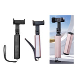 Maxbell Airplane Phone Holder Pocket Size Travel Essential Universal Stable Portable Black