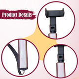 Maxbell Airplane Phone Holder Pocket Size Travel Essential Universal Stable Portable Pink