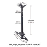 Maxbell Ceiling TV Mount LCD LED Plasma Panel Hanging Sturdy Rotation 200x200mm 2m