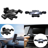 Maxbell Car Phone Holder Accessories Easy to Install Stable Portable Car Phone Mount Black