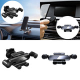 Maxbell Car Phone Holder Accessories Easy to Install Stable Portable Car Phone Mount Black