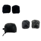Maxbell Microphone Windscreen Microphone Wind Shield for Interview Stage Performance Black 1 Pair