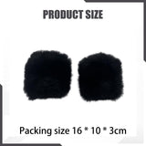 Maxbell Microphone Windscreen Microphone Wind Shield for Interview Stage Performance Black 1 Pair
