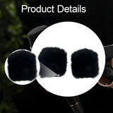 Maxbell Microphone Windscreen Microphone Wind Shield for Interview Stage Performance Black 1 Pair