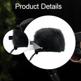 Maxbell Microphone Windscreen Microphone Wind Shield for Interview Stage Performance Dark Gray 1pcs
