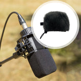 Maxbell Microphone Windscreen Microphone Wind Shield for Interview Stage Performance Dark Gray 1pcs