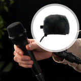 Maxbell Microphone Windscreen Microphone Wind Shield for Interview Stage Performance Dark Gray 1pcs