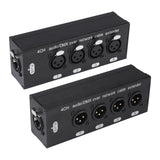 Maxbell 4 Channel 3 Pin Multi Network Cable Breakout Sturdy Portable for Home Studio
