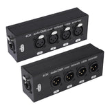 Maxbell 4 Channel 3 Pin Multi Network Cable Breakout Sturdy Portable for Home Studio