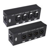 Maxbell 4 Channel 3 Pin Multi Network Cable Breakout Sturdy Portable for Home Studio