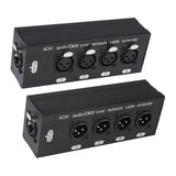 Maxbell 4 Channel 3 Pin Multi Network Cable Breakout Sturdy Portable for Home Studio